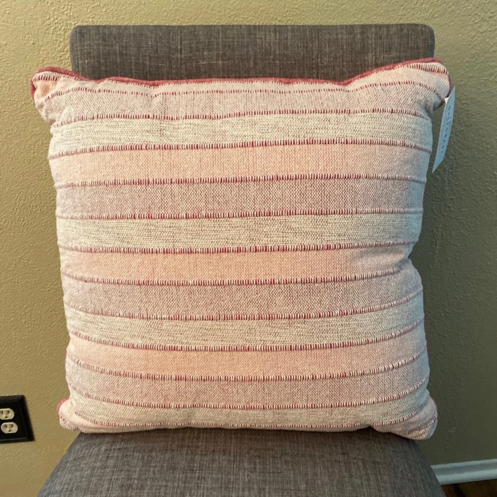 Queen west 20x20 brand new multi stripe pillow